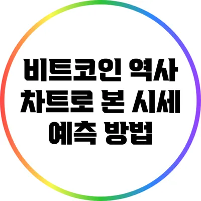 비트코인 역사 차트로 본 시세 예측 방법