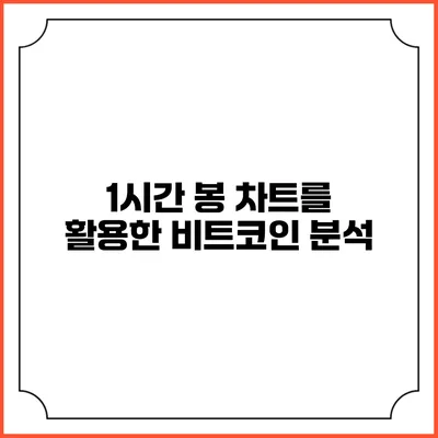 1시간 봉 차트를 활용한 비트코인 분석